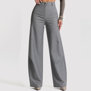 Retro-Blend Straight-Leg Trousers