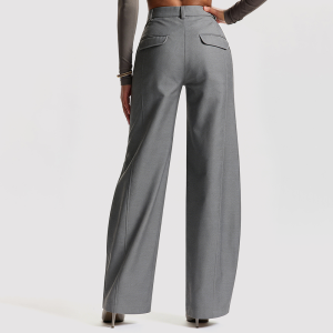 Retro-Blend Straight-Leg Trousers