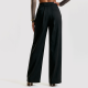 Casual 3D-Pleated Wide-Leg Trousers