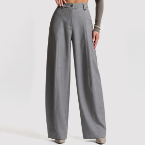 High-Quality Women's Straight-Leg Trousers