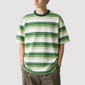 Pure Cotton Stylish Loose-Fit Short-Sleeve Top