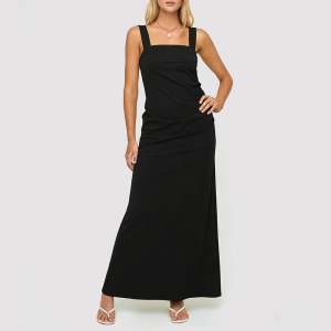 Sleeveless Pleated Casual-Chic Dress