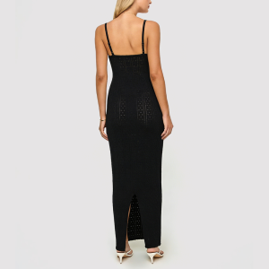Pure Cotton Long Dress with Thin Straps