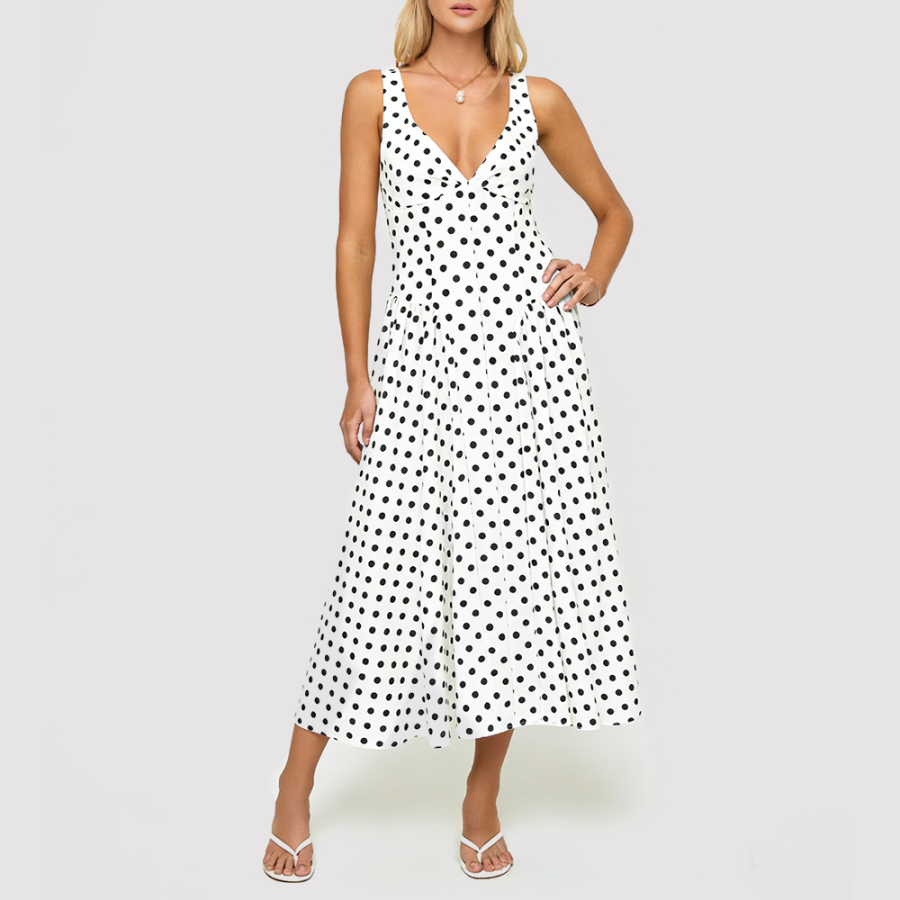 Women's Polka Dot Casual Dress