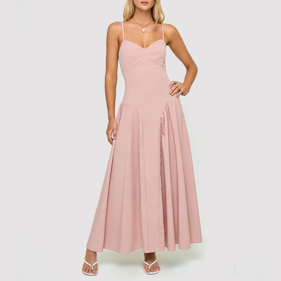 Solid-Color Casual & Stylish Women's Dress