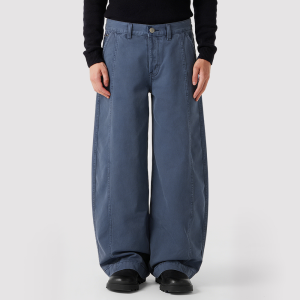 Washed Straight-Leg Casual Men's Trousers