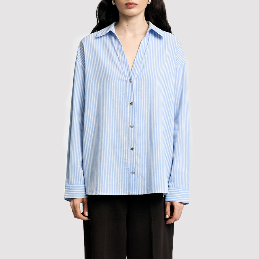 Soft yet Structured Minimalist Women's Shirt