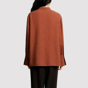 Textured Drapey Collared Shirt