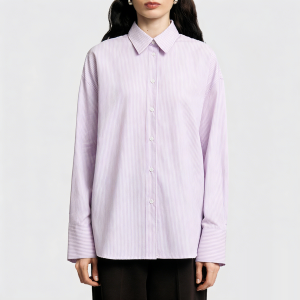 Stylish Bow-Collar Casual Shirt