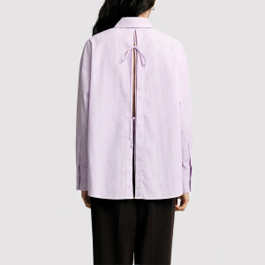 Stylish Bow-Collar Casual Shirt
