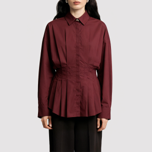 Light Luxury Glossy Long-Sleeve Shirt