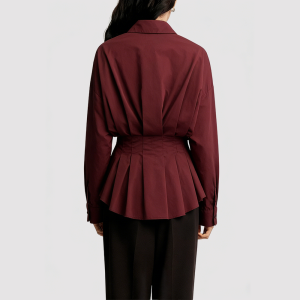 Light Luxury Glossy Long-Sleeve Shirt